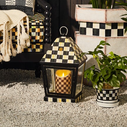 Courtly Check Medium Lantern