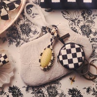 MC x Wet Brush Courtly Check Keychain Detangler Brush