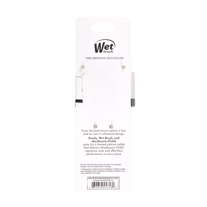 MC x Wet Brush Courtly Check Keychain Detangler Brush image number 4
