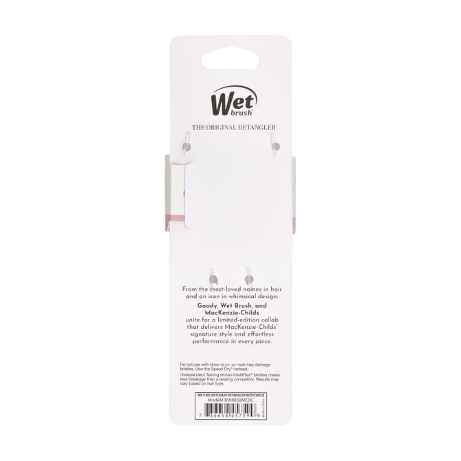 MC x Wet Brush Rosy Check Keychain Detangler Brush image number 4