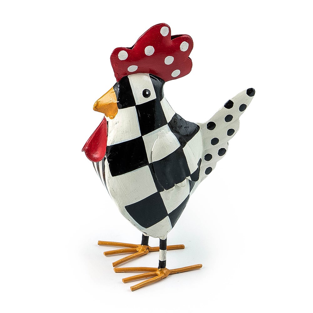 Checkerdot Rooster - Medium mackenzie-childs Panama imagen 1