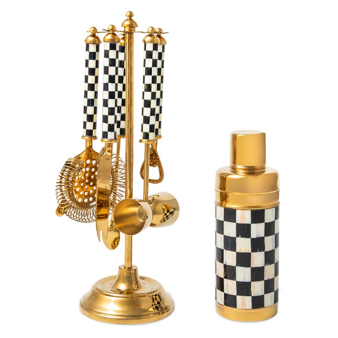 Gold Courtly Check 3260 Barware image number 14