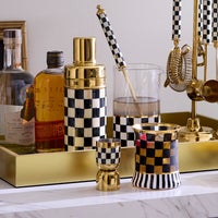 Gold Courtly Check 3260 Barware