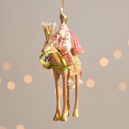 Patience Brewster Nativity Melchior on Horse Ornament Patience Brewster Nativity Melchior on Horse Ornament