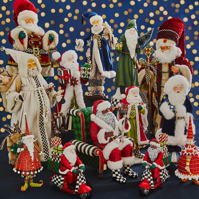 Patience Brewster Dash Away Red Mrs. Santa Figure image number 2