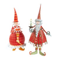 Patience Brewster Dash Away Red Mrs. Santa Figure