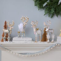 Patience Brewster Moonbeam Cupid Reindeer Figure