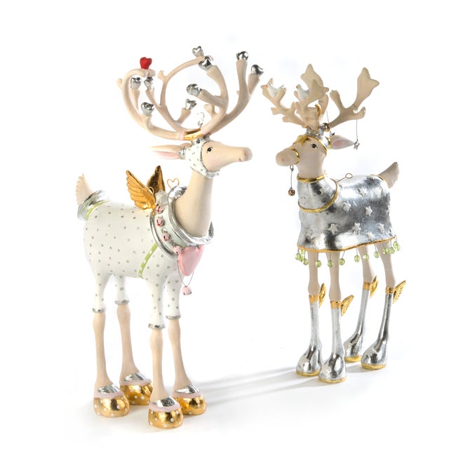 Patience Brewster Moonbeam Cupid Reindeer Figure image number 2