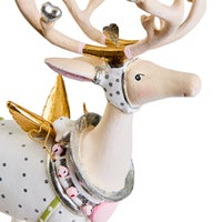 Patience Brewster Moonbeam Cupid Reindeer Figure