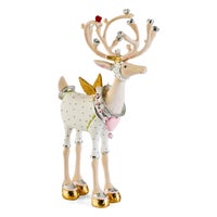 Patience Brewster Moonbeam Cupid Reindeer Figure