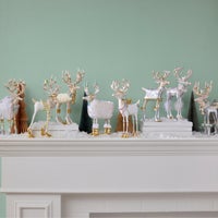 Patience Brewster Moonbeam Blitzen Reindeer Figure