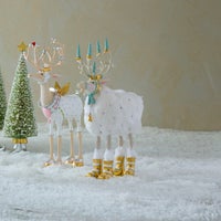 Patience Brewster Moonbeam Blitzen Reindeer Figure