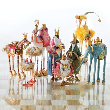 Patience Brewster Nativity Chicken & Dove Figures
