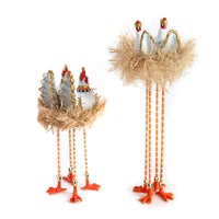 Patience Brewster Nativity Chicken & Dove Figures
