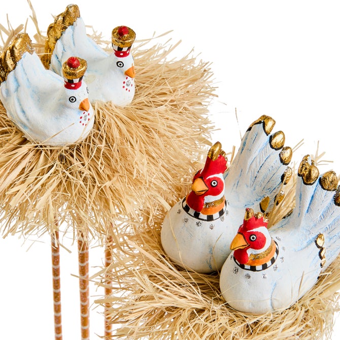 Patience Brewster Nativity Chicken & Dove Figures image number 8