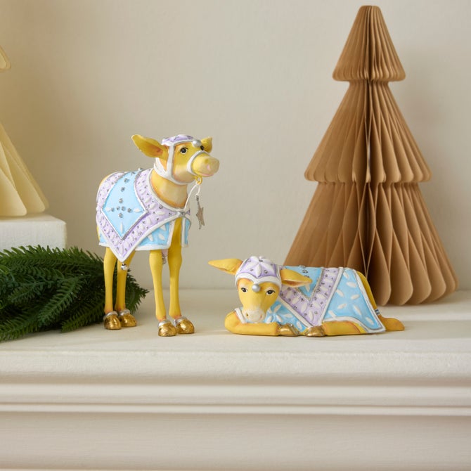 Patience Brewster Nativity Calf Figures image number 1