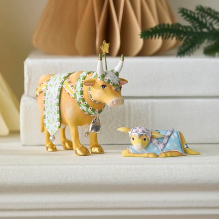 Patience Brewster Nativity Cow & Calf Mini Figures Patience Brewster Nativity Cow & Calf Mini Figures