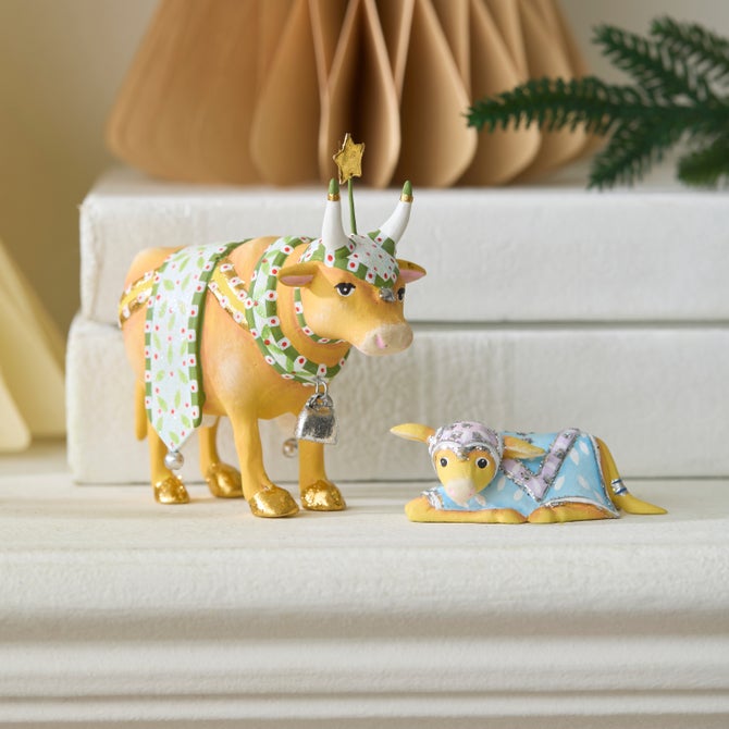 Patience Brewster Nativity Cow & Calf Mini Figures image number 1
