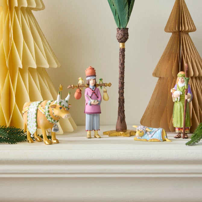 Patience Brewster Nativity Cow & Calf Mini Figures image number 3