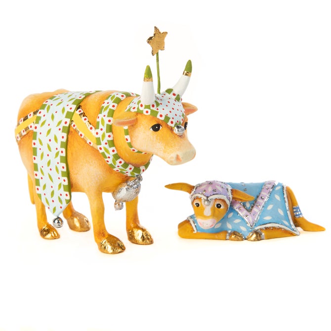Patience Brewster Nativity Cow & Calf Mini Figures image number 0