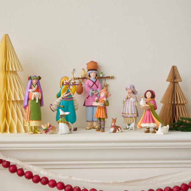 Patience Brewster Nativity Girl with Duck Figures image number 9