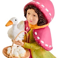 Patience Brewster Nativity Girl with Duck Figures