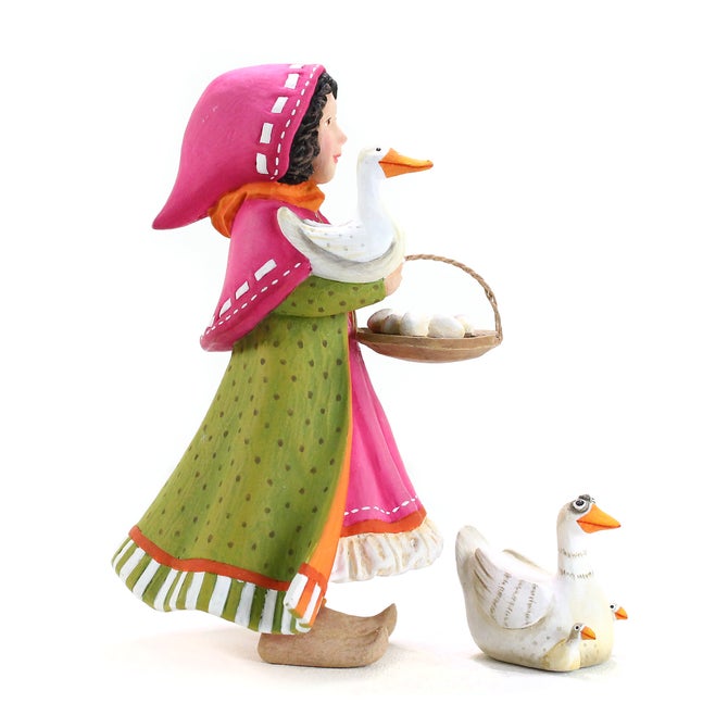 Patience Brewster Nativity Girl with Duck Figures image number 2