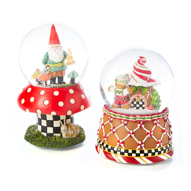 Candy Cottage Gingerbread Snow Globe image number 2