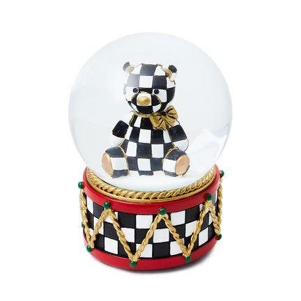 Courtly Bear Snow Globe