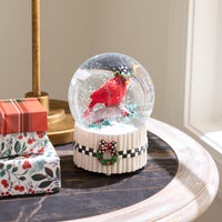 Cardinal Snow Globe