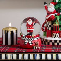 Gift Giving Santa Snow Globe