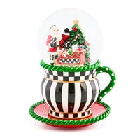 Check It Out Teacup Snow Globe