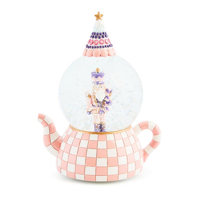 Rosy Check Teapot Snow Globe image number 2