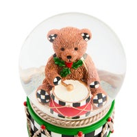 Holly Bear Snow Globe