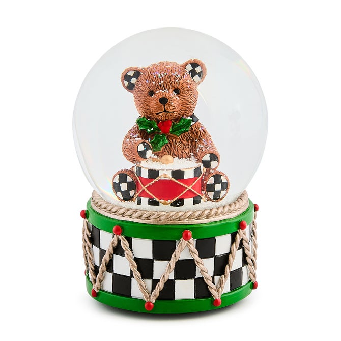 Holly Bear Snow Globe image number 0