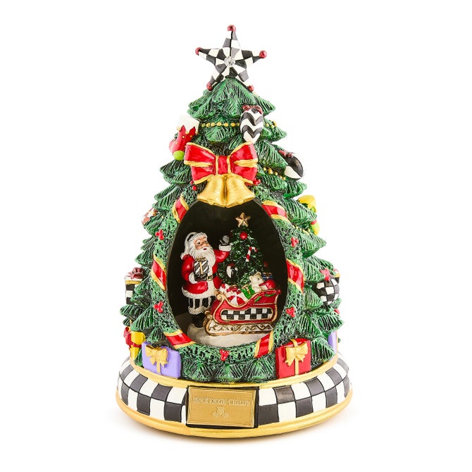 Courtly Christmas Tree & Santa Musical Display image number 2