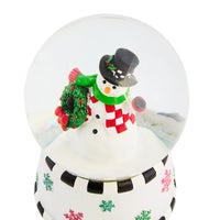 Check It Out Snowman Snow Globe
