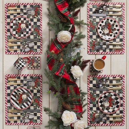 Scottish Bouquet Stacking Mugs - Set of 4