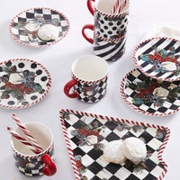 Scottish Bouquet Stacking Mugs - Set of 4