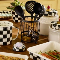 Courtly Check Utensil Caddy Set