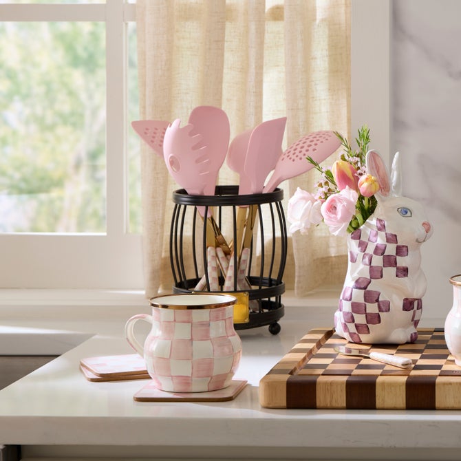 Rosy Check Kitchen Utensils image number 7