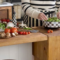 Black & White Check Kitchen Shears