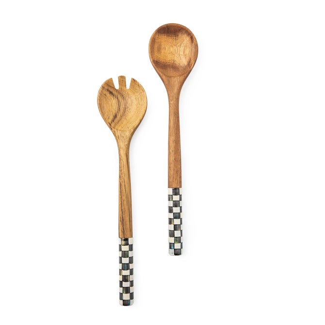 Courtly Check Salad Servers image number 0