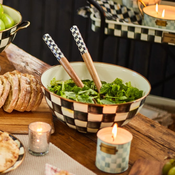 Courtly Check Salad Servers image number 1