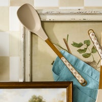 Mocha Check Kitchen Utensils