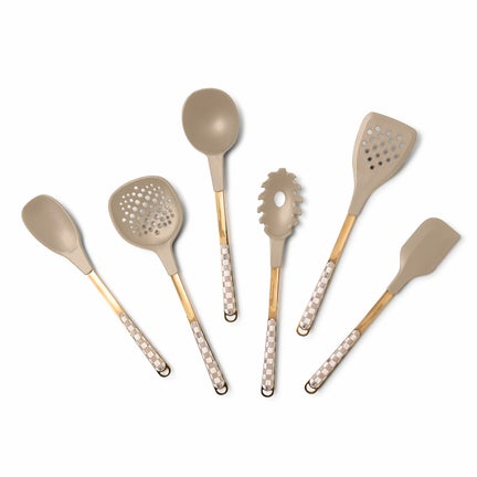 Mocha Check Spoon