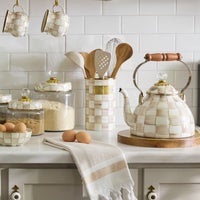 Mocha Check Slotted Spatula