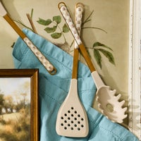 Mocha Check Slotted Spatula