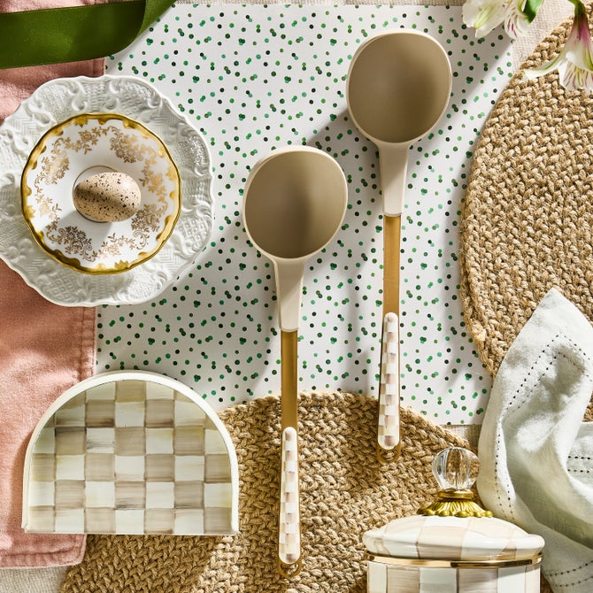 Mocha Check Ladle image number 1