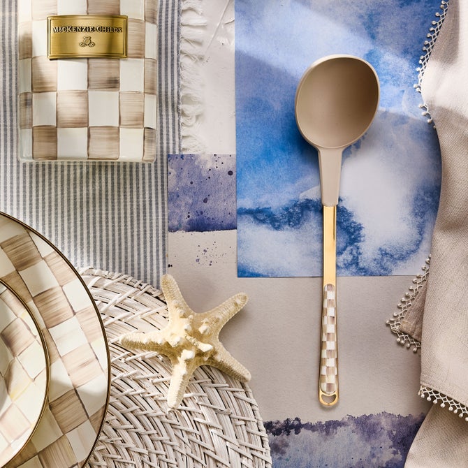 Mocha Check Ladle image number 6